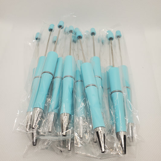 Pastel Blue Beadable Pens