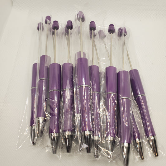 Deep Purple Beadable Pens