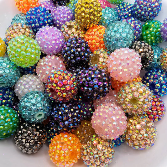 20MM Rhinestone Beads (50pcs)