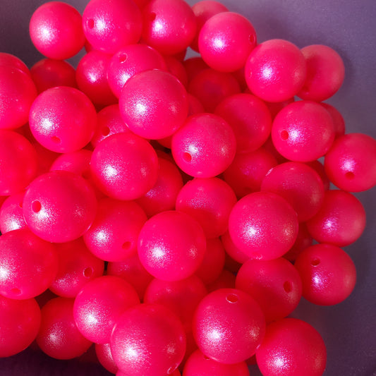 Hot Pink Opalescent 15MM